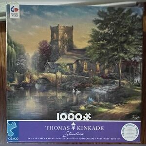 Ceaco Thomas Kinkade Studios “Willow Wood Chapel” - 1000 Piece Puzzle
